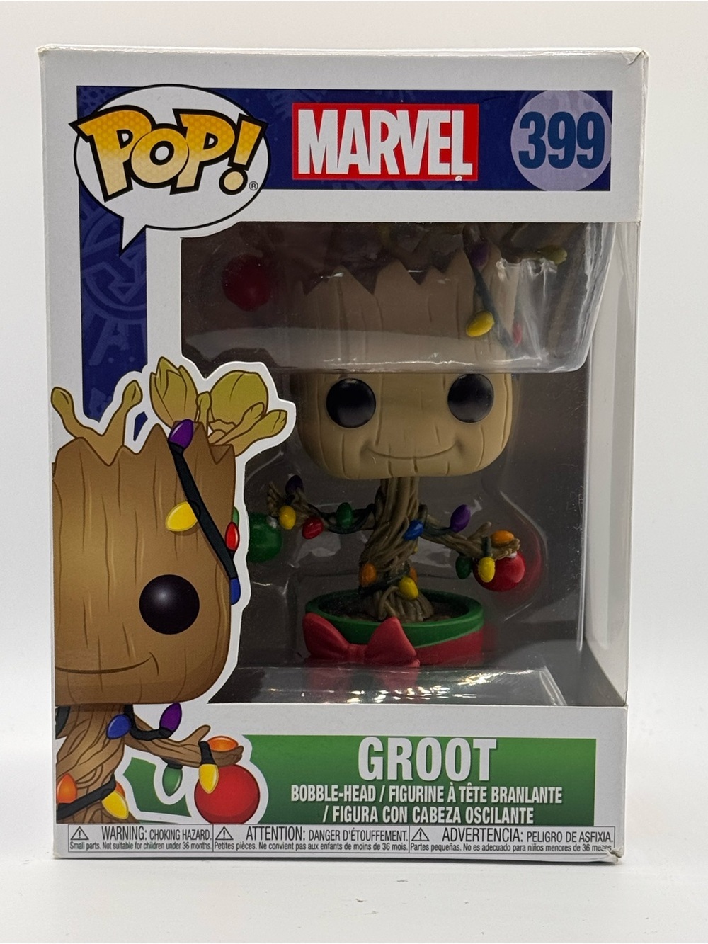 NWT Funko Pop Guardians of the Galaxy Groot as Christmas Tree (399) Vinyl Figure